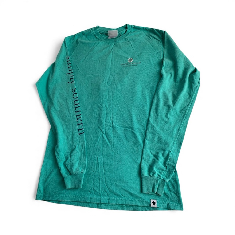 Simply Southern Teal Long Sleeve Women's Tee